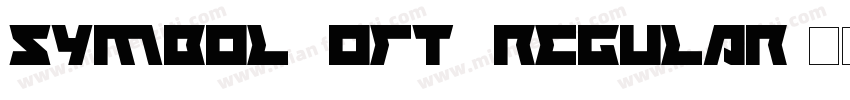 Symbol (OFT) Regular字体转换